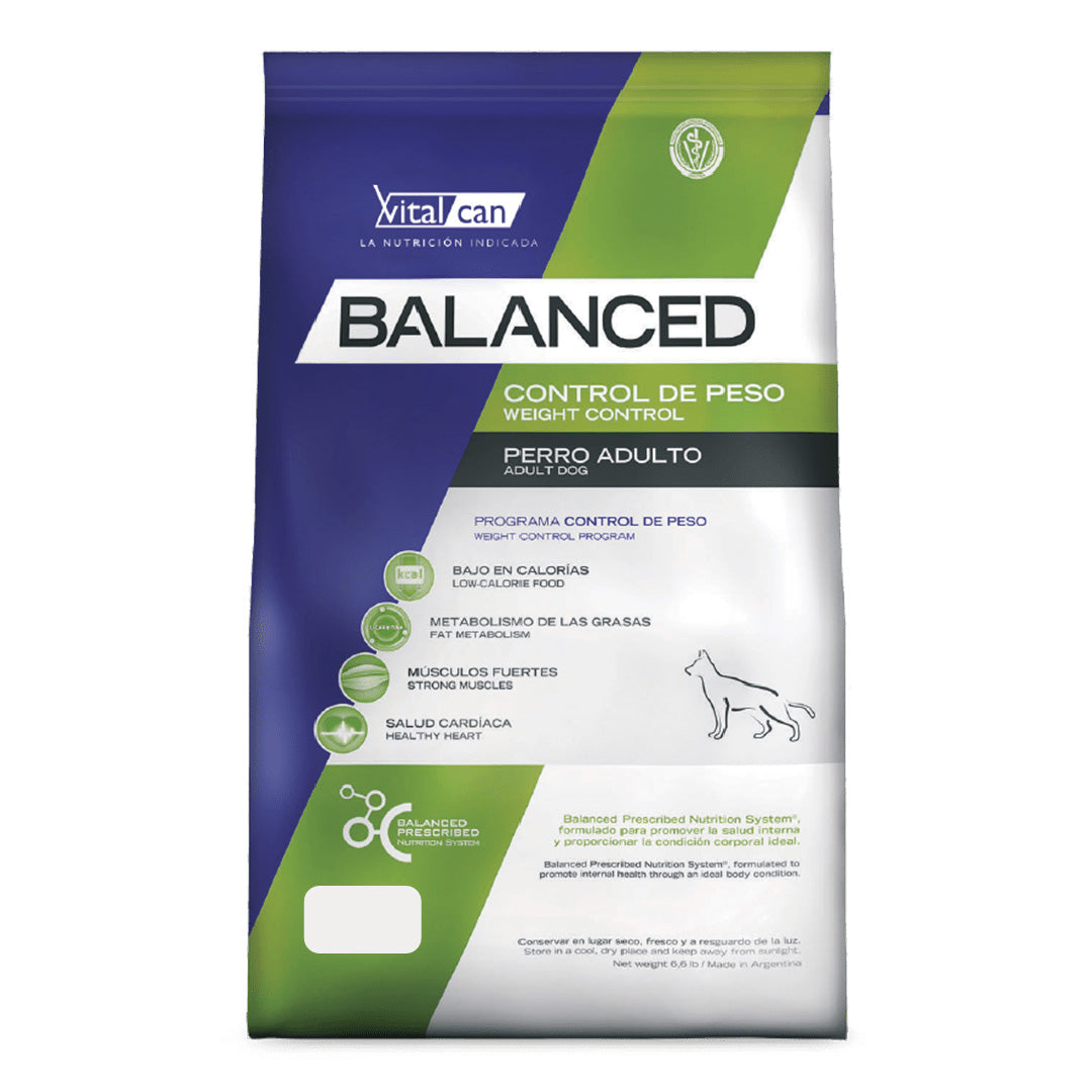 Alimento Balanced Perro Adulto Control de Peso