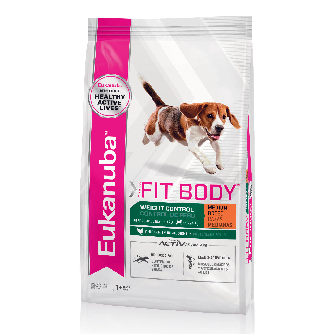 Alimento Eukanuba Perro Adulto Mediano Fit Body