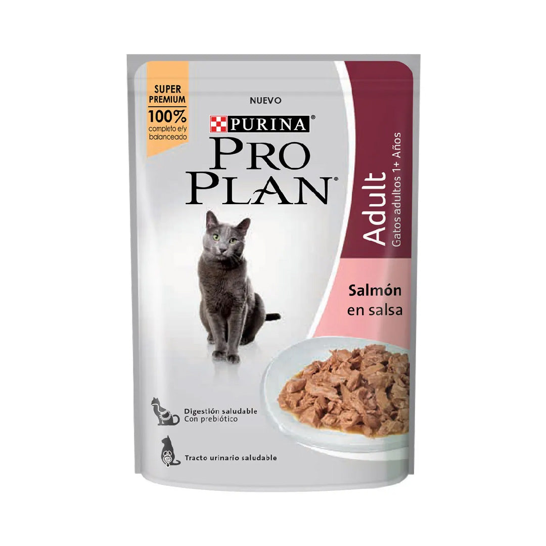 Pouch Pro Plan Gato Adulto sabor Salmón 85gr