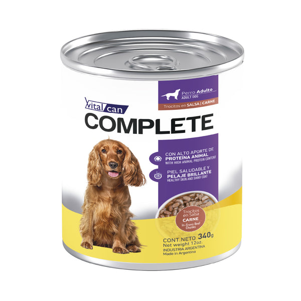 Lata Complete Perro Adulto Carne