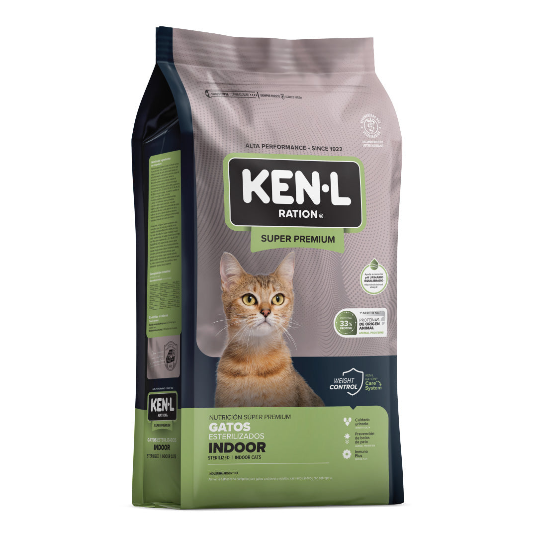 Alimento Ken L Gato Adulto Esterilizado Indoor