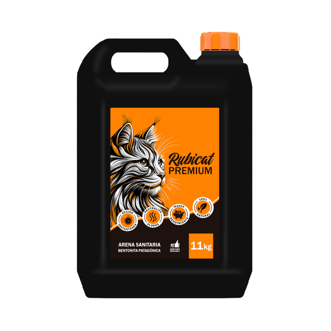 Bidón Piedras Arena Sanitaria Aglutinante Rubicat Premium