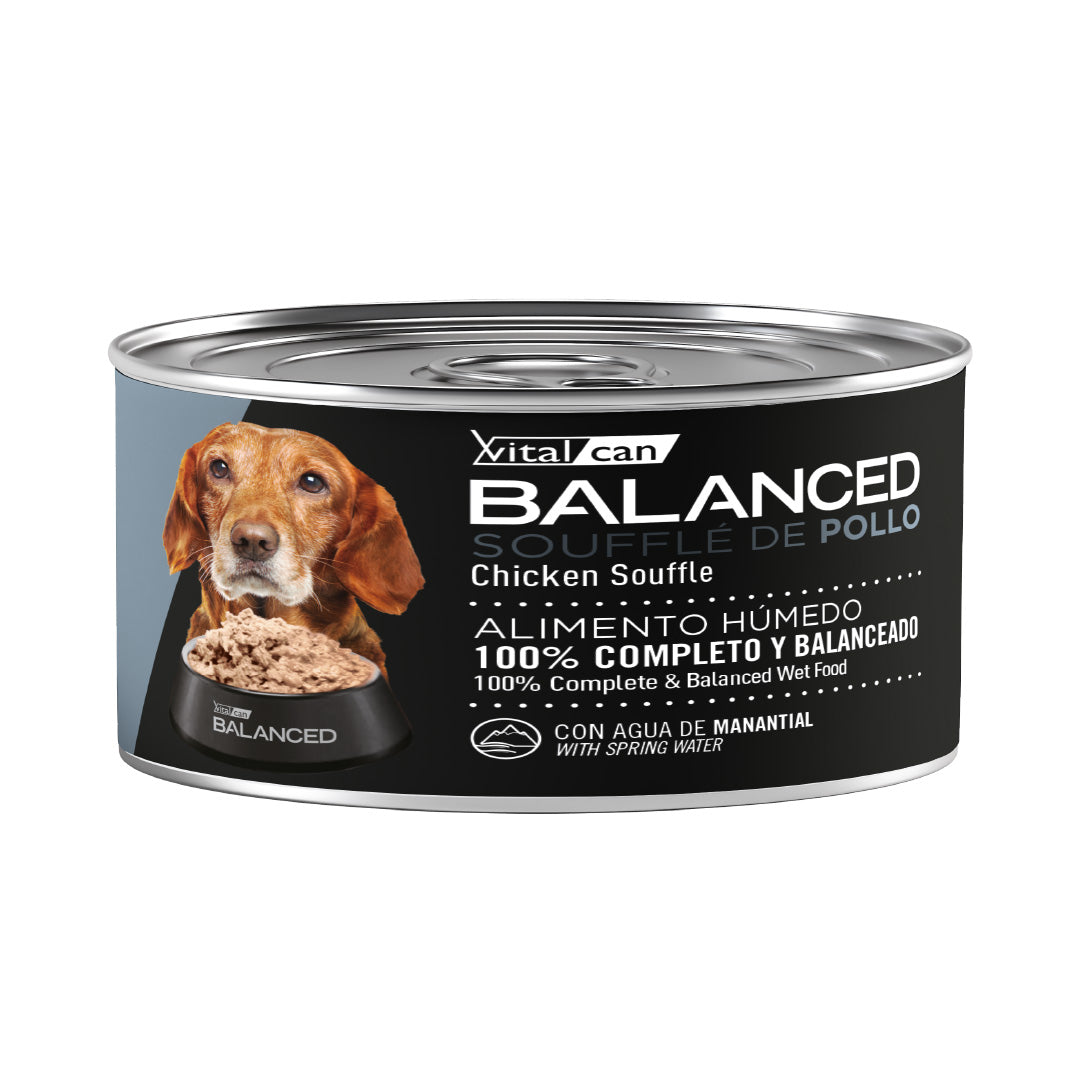 Lata Balanced Perro Adulto Senior Souffle Pollo