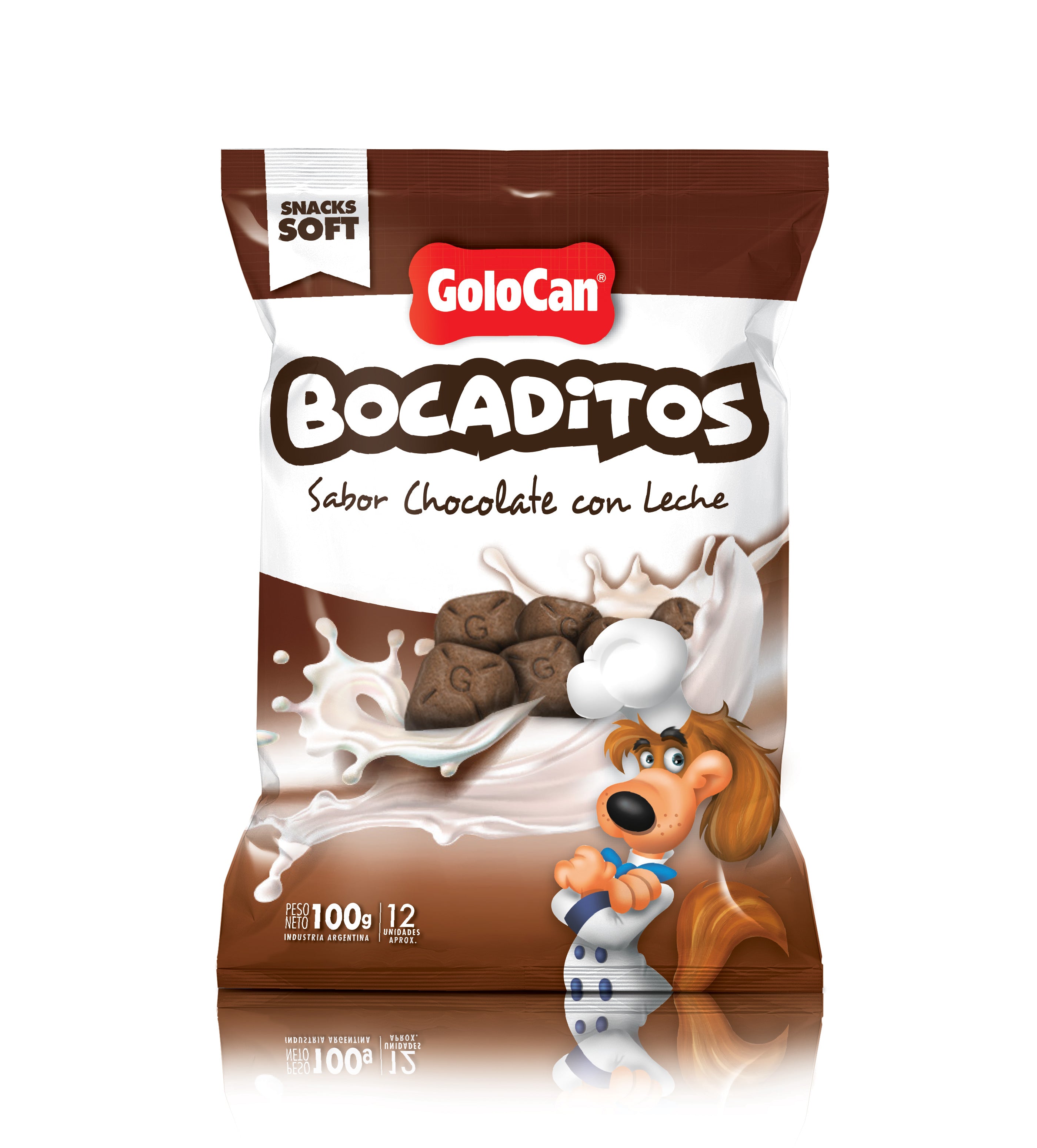 Bocaditos Perro Golocan Chocolate con Leche