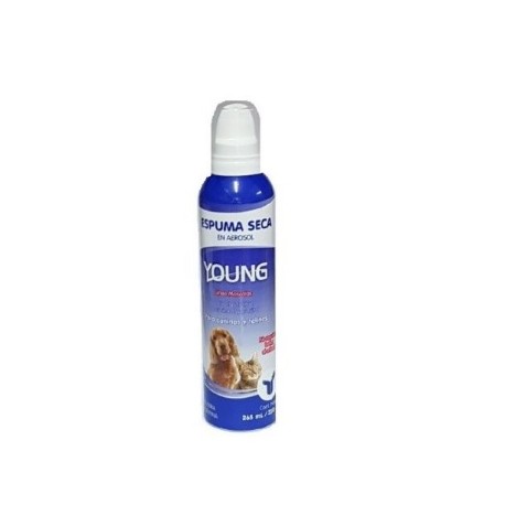 Espuma Seca en Aerosol para Perros y Gatos 265ml