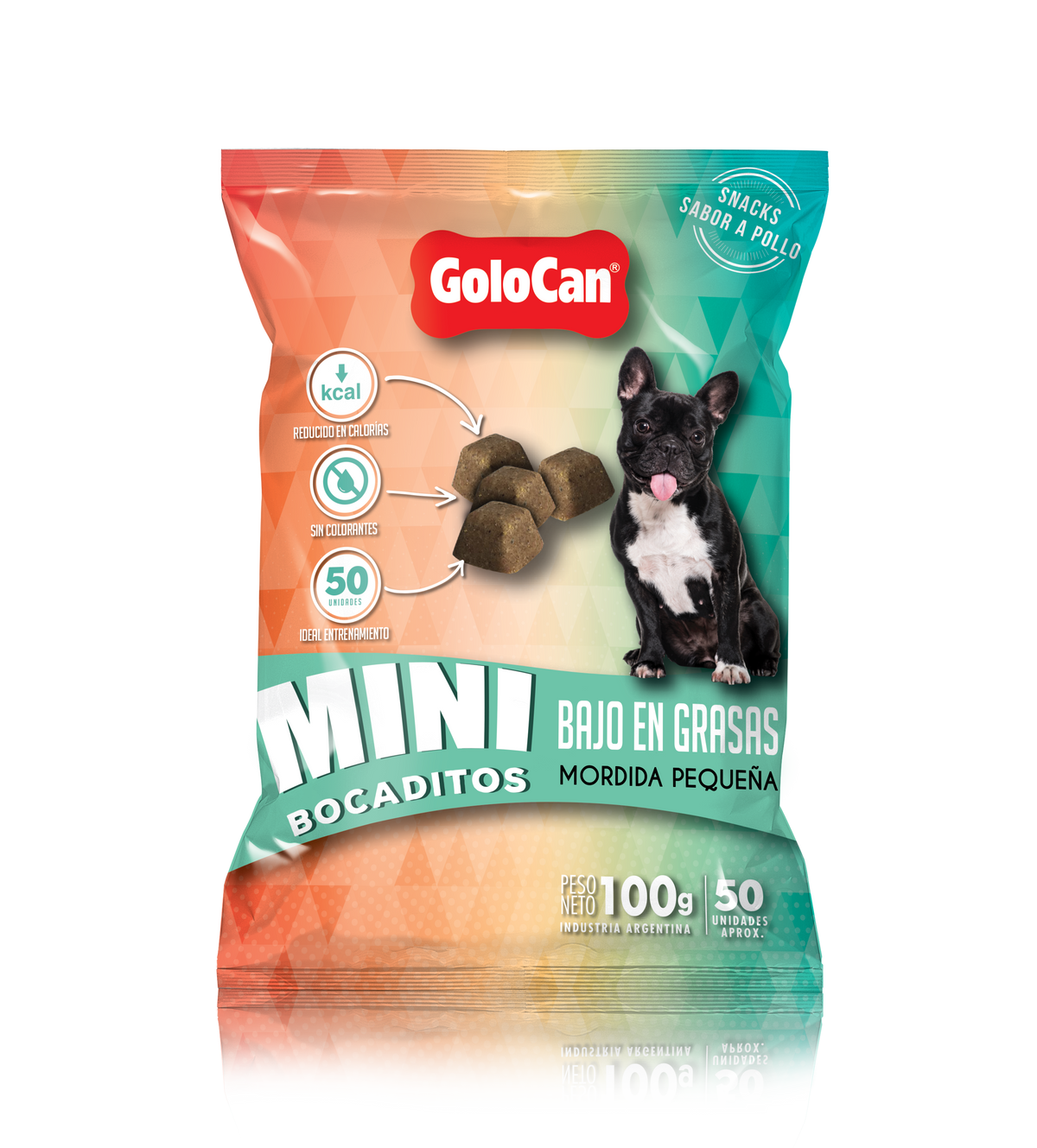 Mini Bocaditos Perro Golocan Bajo en Grasas