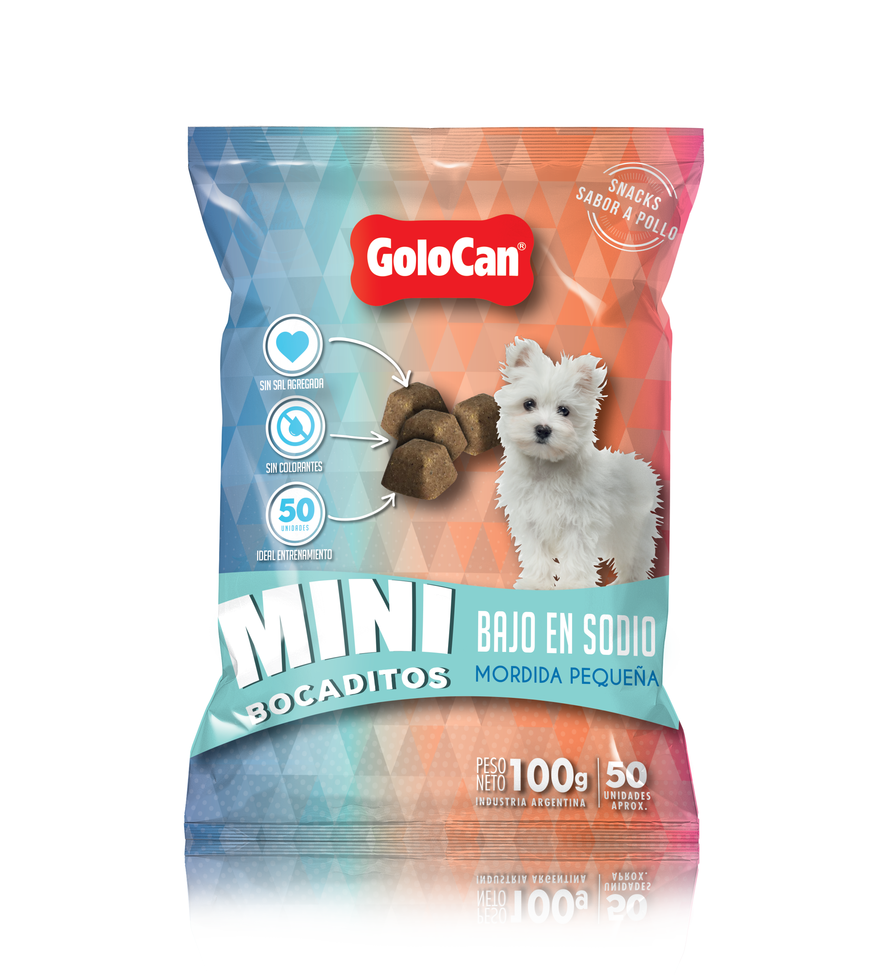 Mini Bocaditos Perro Golocan Bajo en Sodio