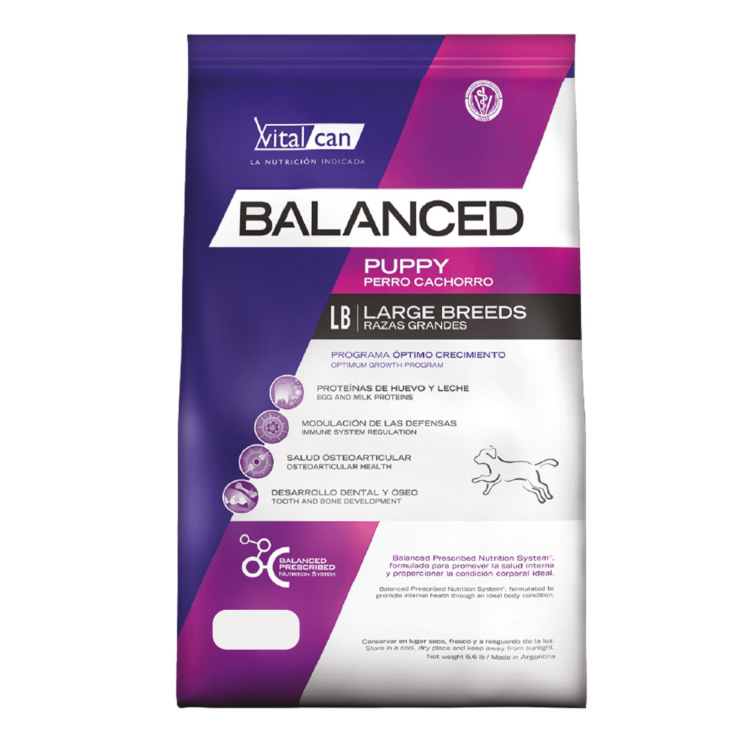 Alimento Balanced Perro Cachorro Grande 20+2kg