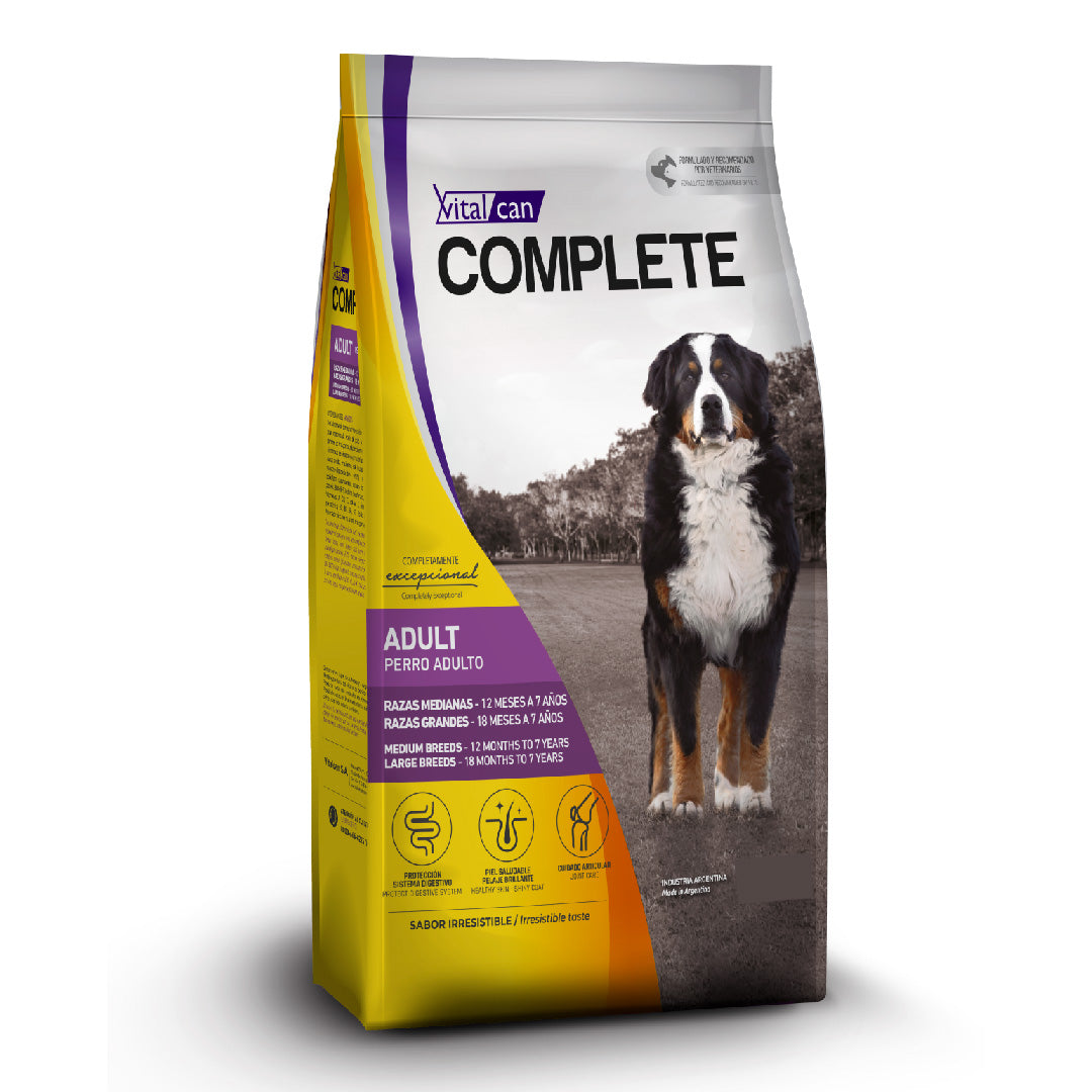 Alimento Complete Perro Adulto Mediano y Grande 20+2kg