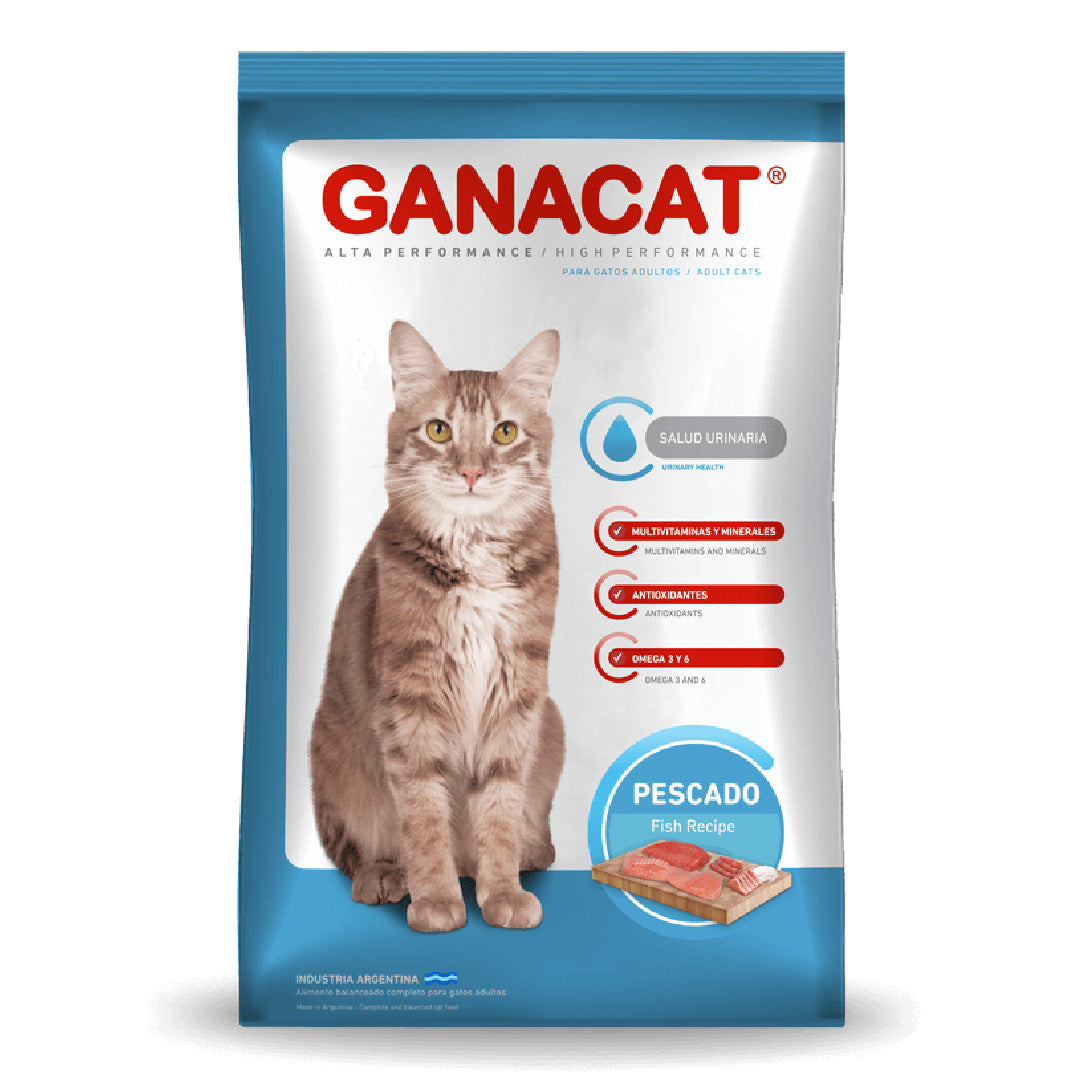 Alimento Ganacat Gato Adulto Pescado