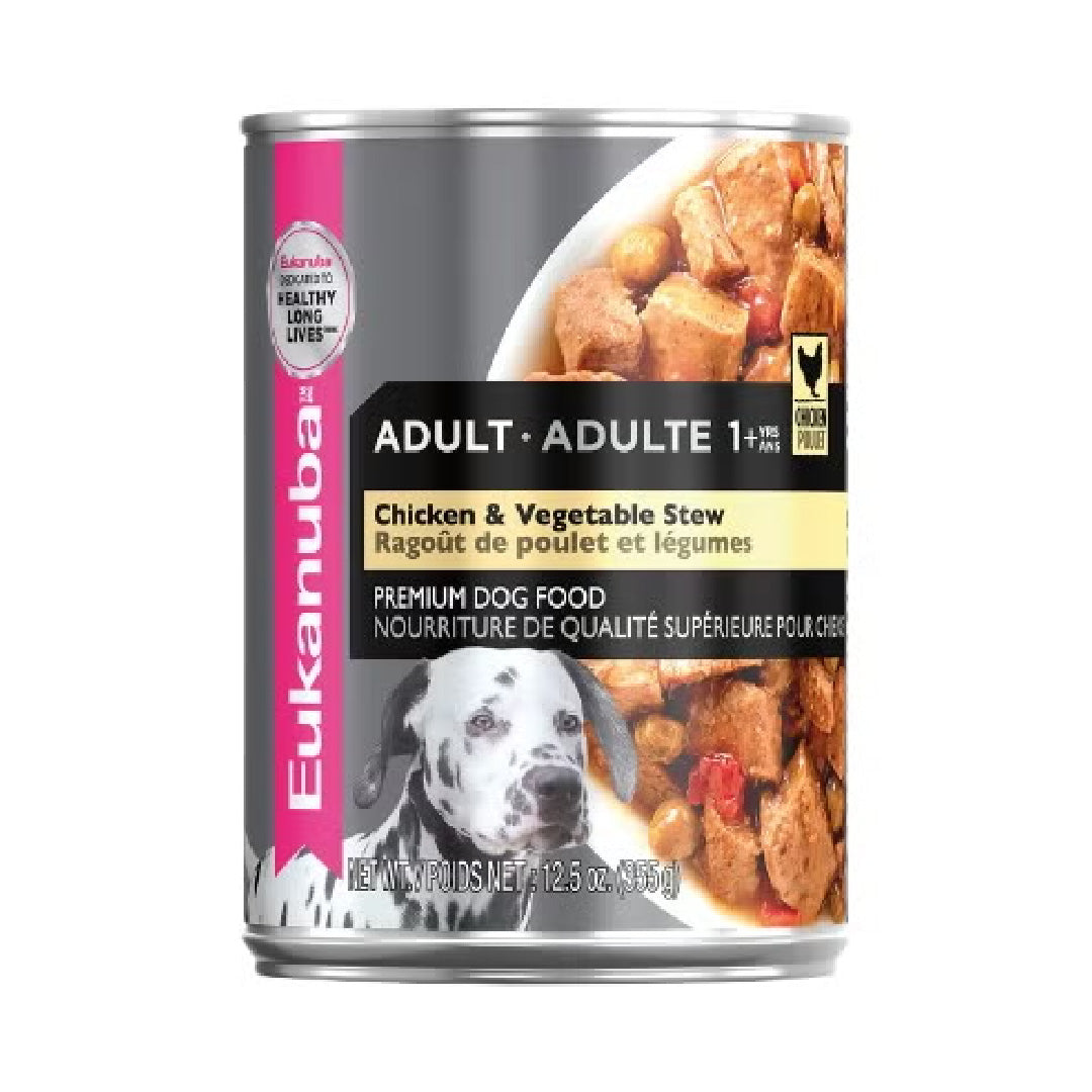 Lata Eukanuba Perro Adulto Pollo Vegetales