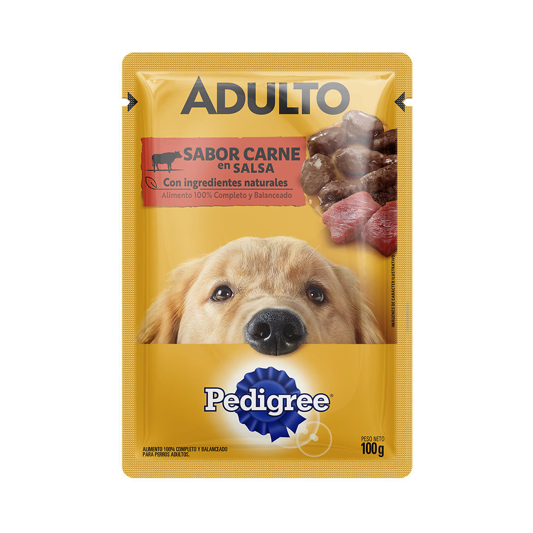 Pouch Pedigree Perro Adulto Carne