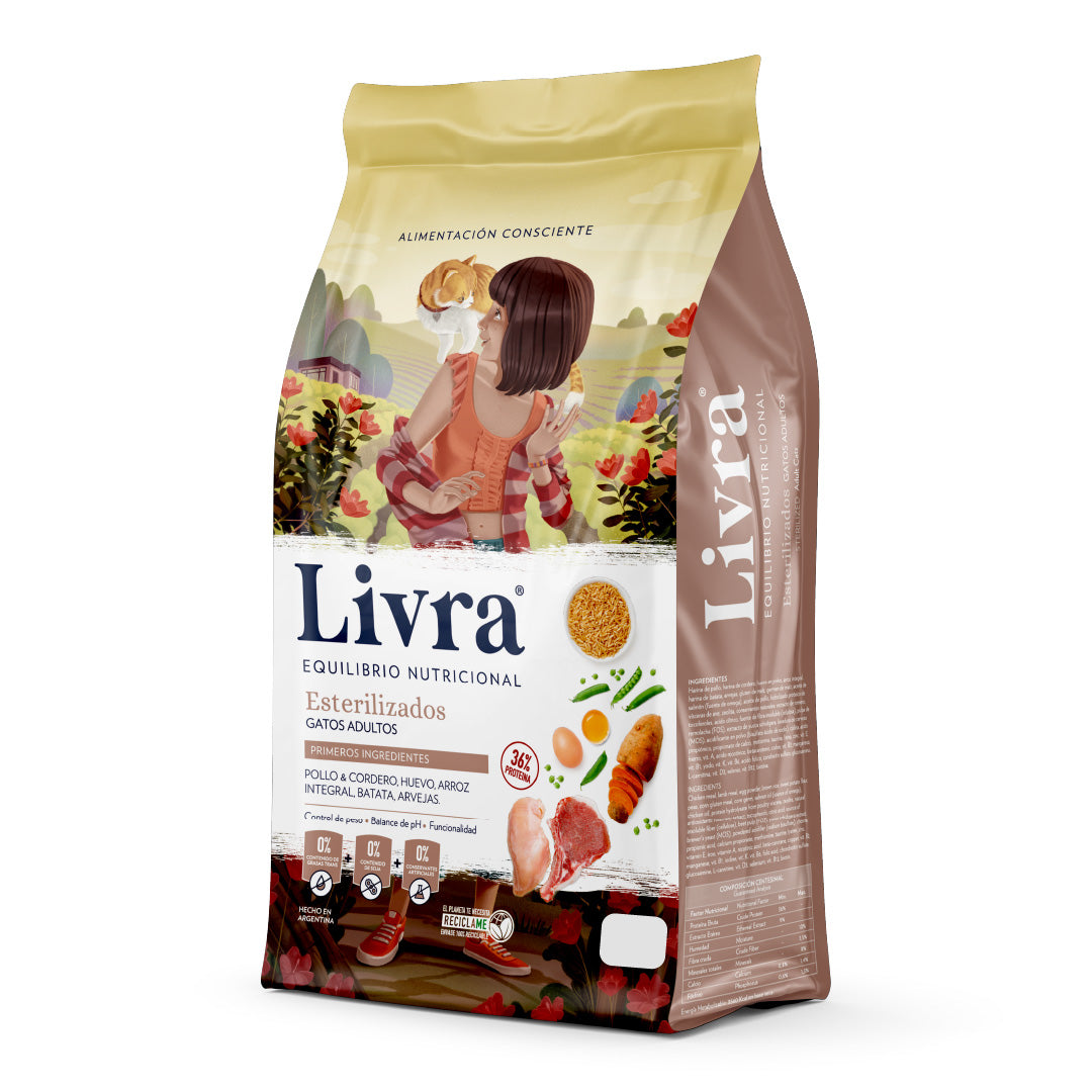 Alimento Livra Gato Adulto Esterilizado