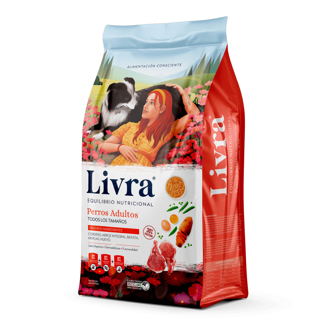 Alimento Livra Perro Adulto Cordero