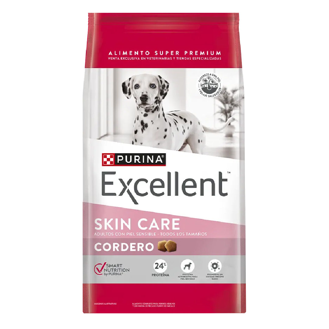 Alimento Excellent Perro Adulto Piel Sensible Cordero 15+3kg