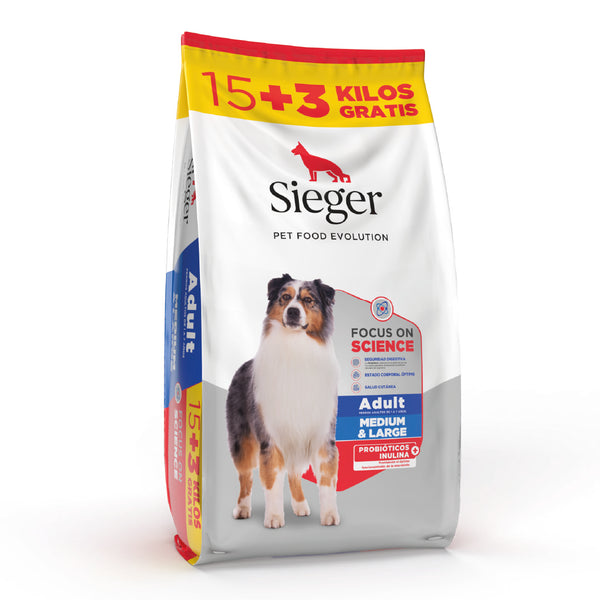 Alimento Sieger Perro Adulto Mediano y Grande
