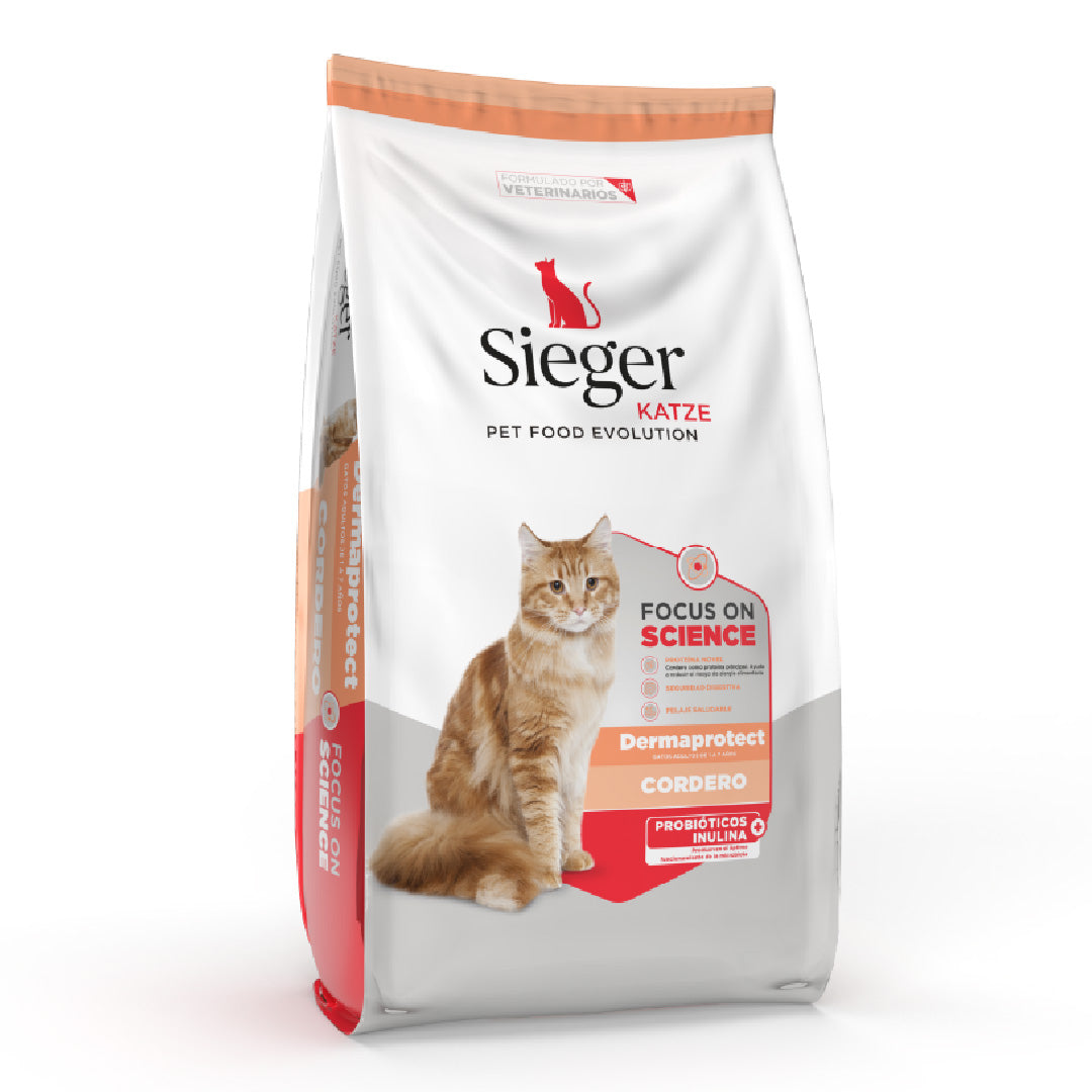 Alimento Sieger Katze Gato Dermaprotect Piel Sensible