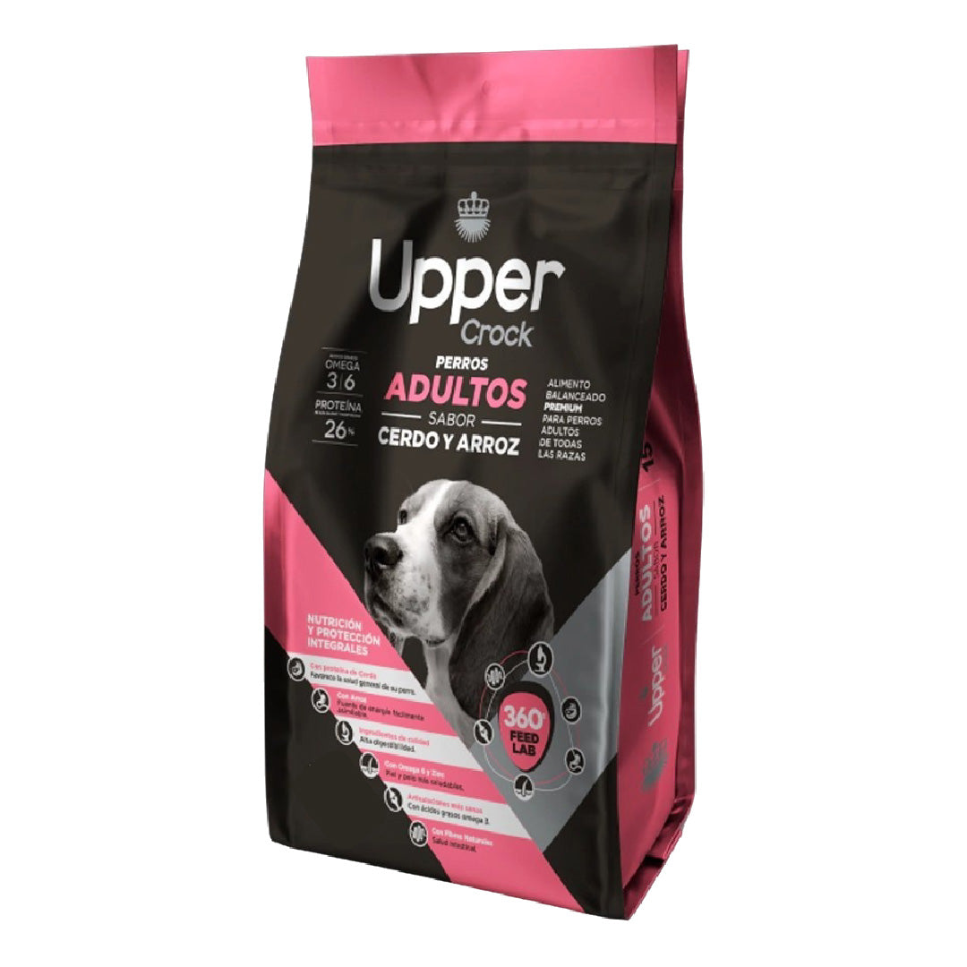 Alimento Upper Crock Perro Adulto Cerdo y Arroz