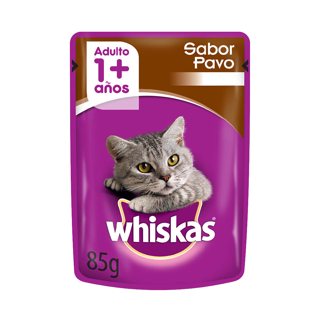 Pouch Whiskas Gato Adulto Pavo