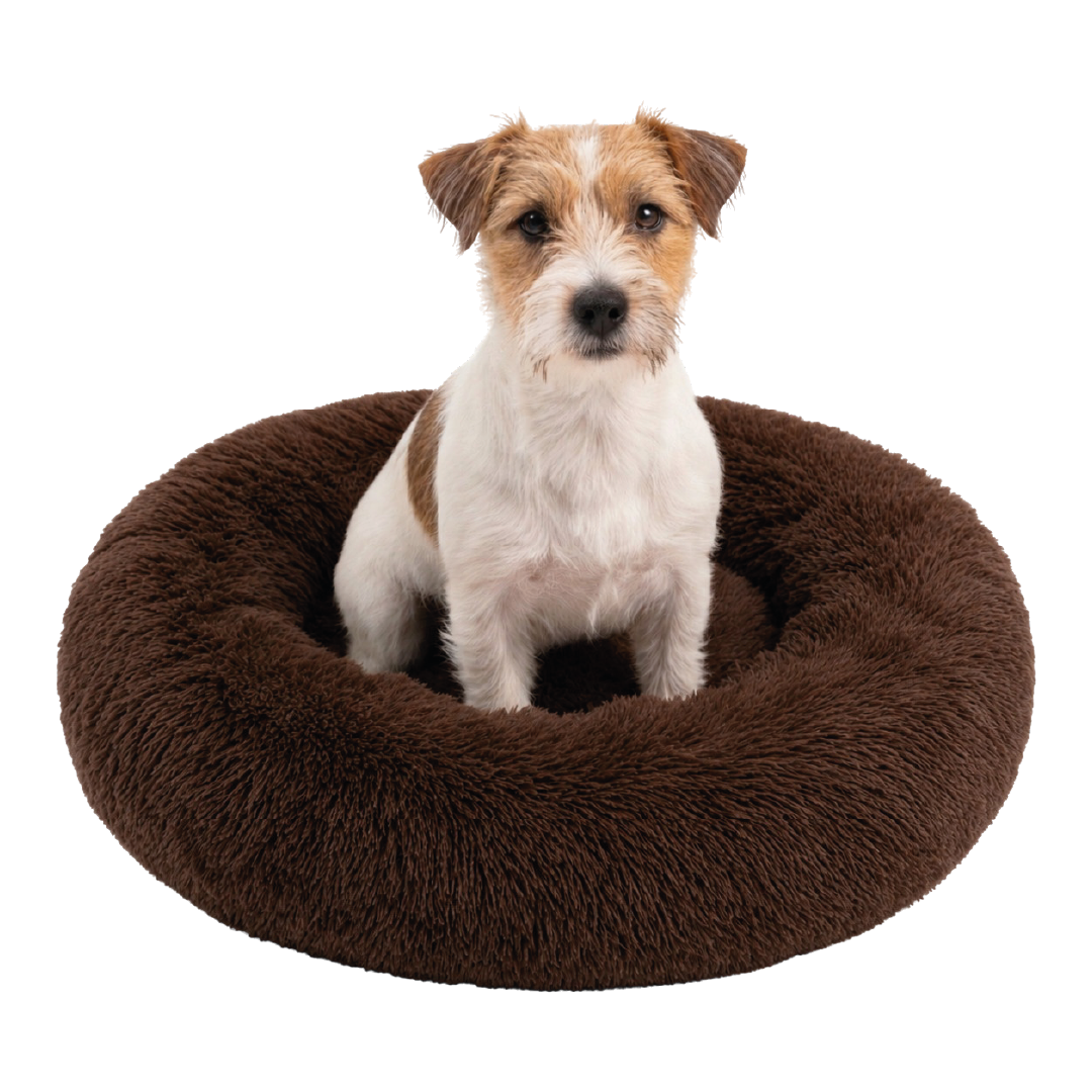Cama Antiestrés Funda Desmontable Marrón
