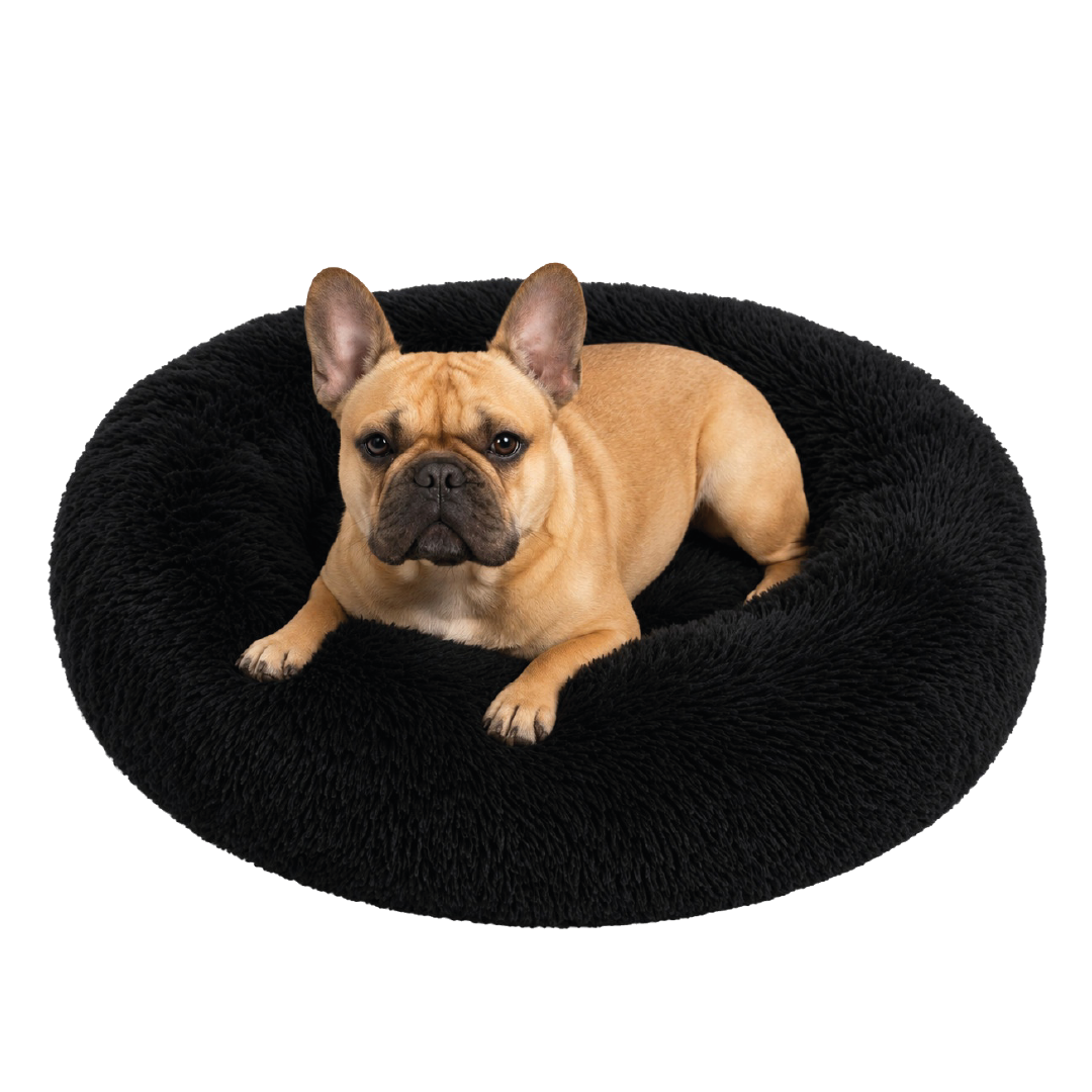Cama Antiestrés Funda Desmontable Negra