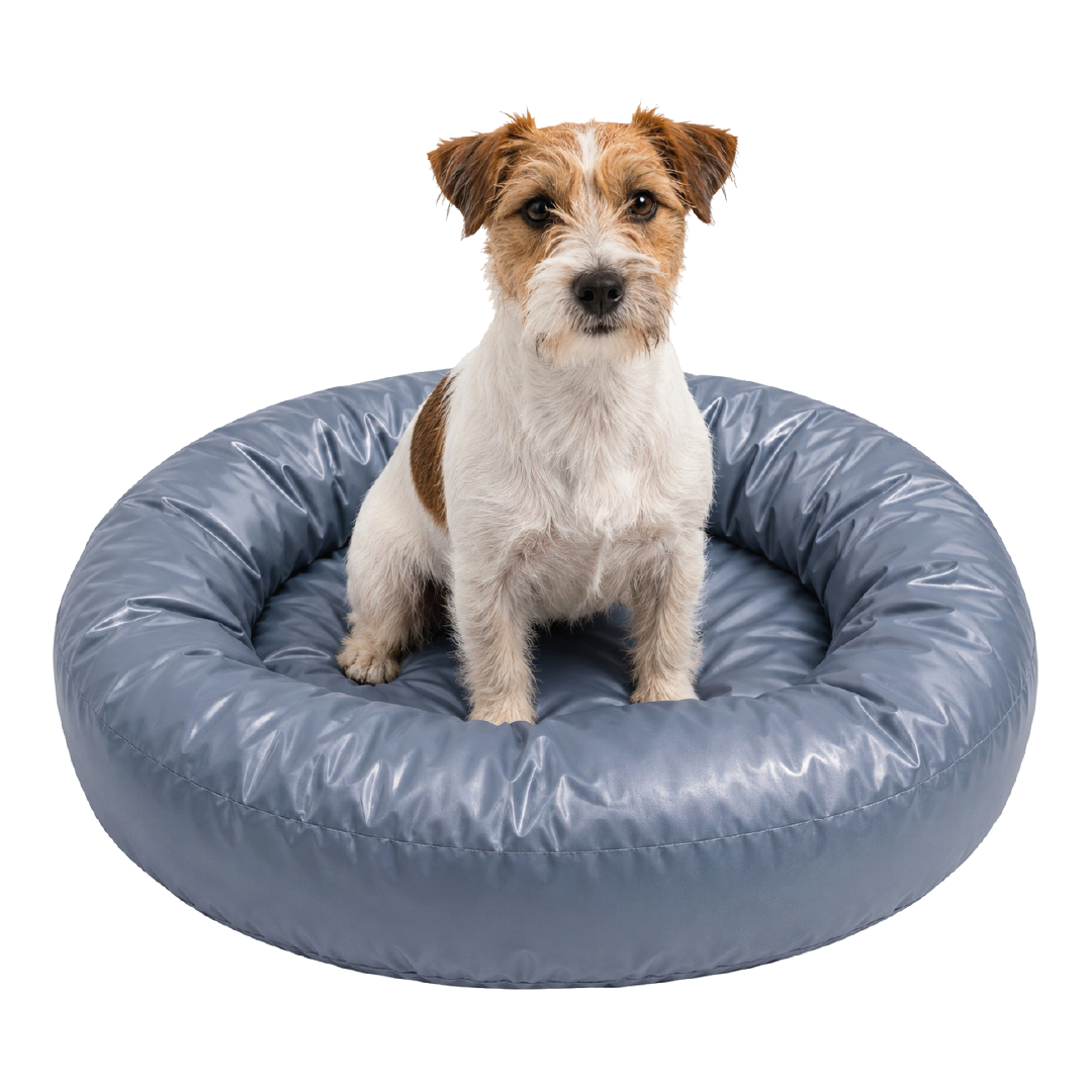 Cama Antiestrés Fresh Funda Desmontable Gris