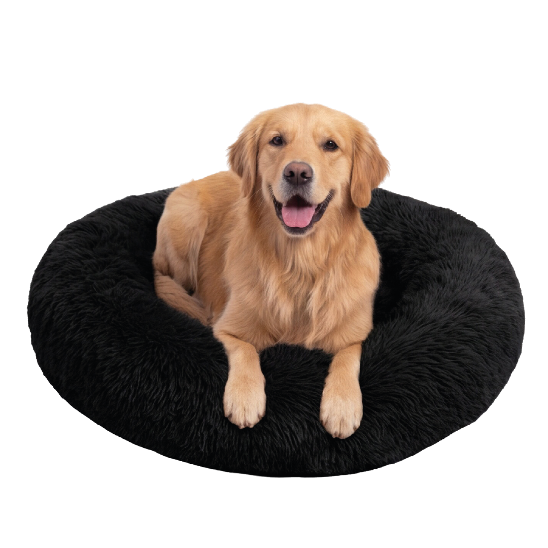 Cama Antiestrés Funda Desmontable Negra