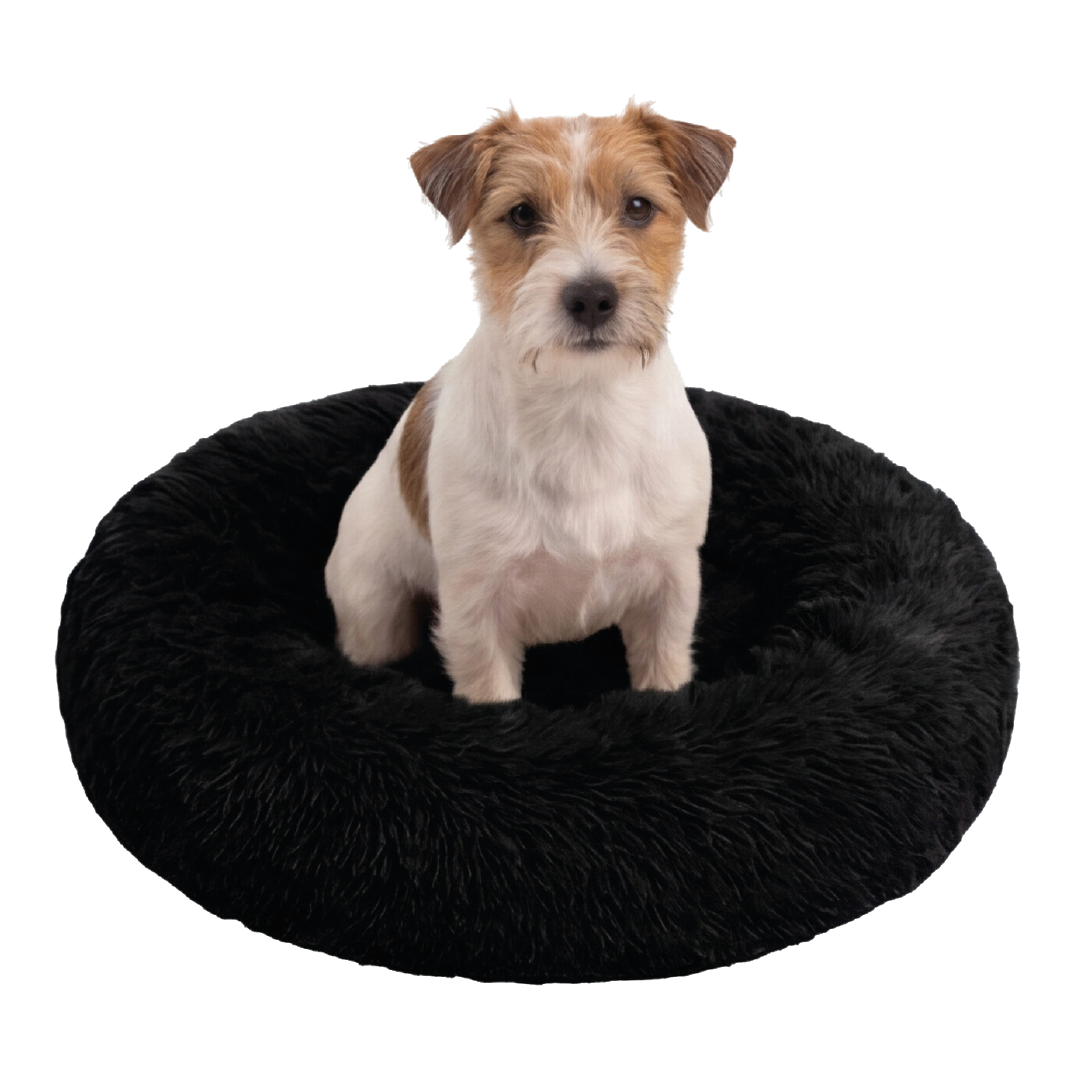 Cama Antiestrés Funda Desmontable Negra