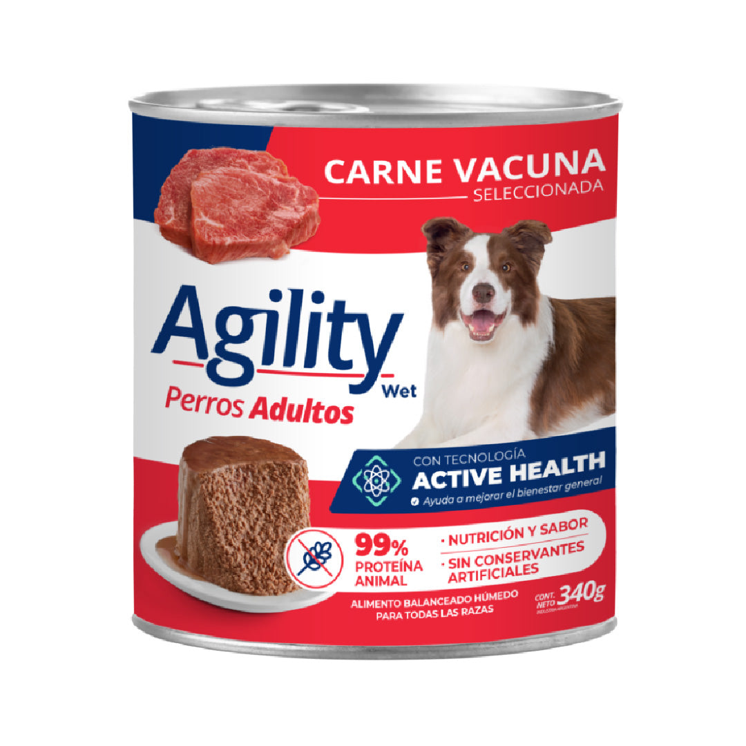 Lata Agility Perro Adulto Carne