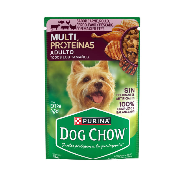 Pouch Dog Chow Multiproteinas Perro Adulto