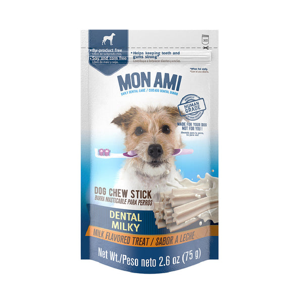 Barras Masticables Mon Ami Dental Milky para Perros